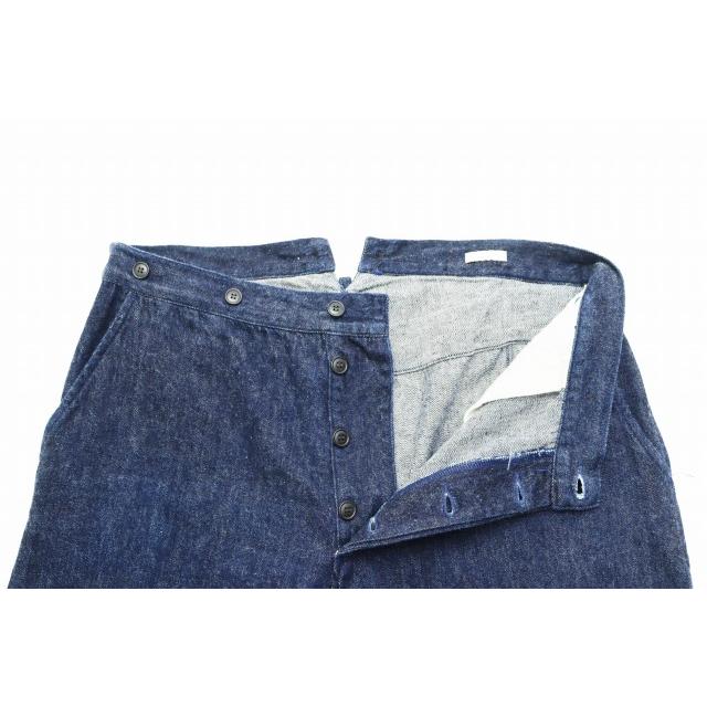 コモリ COMOLI 24SS デニム オーバーロング パンツ ミリタリー