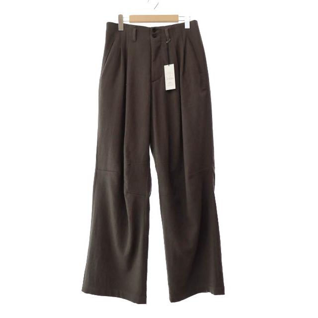 MATSUFUJI マツフジ 25AW Milling Wool Wide Trousers ミリング ウール