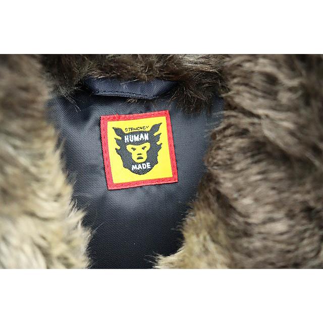 ヒューマンメイド HUMAN MADE 24AW Flight Jacket Navy ロゴ 虎