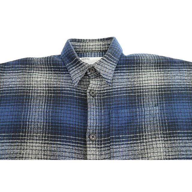 ダイリク DAIRIKU 18AW OVER SIZED FLANNEL CHECK SHIRT オーバー