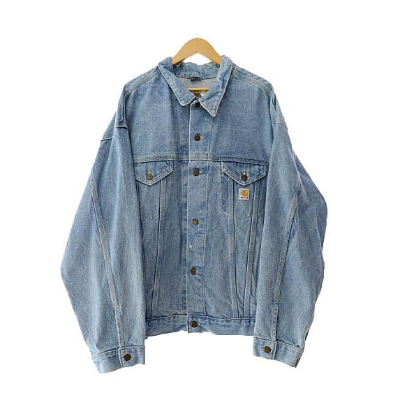 【90s Carhartt】美品 トラッカージャケット　usa製　古着 カーハート carhartt USA製 90s vintage ヴィンテージ denim trucker
