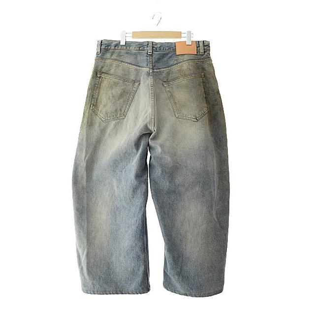 mey！！acne studios 23AW ペニシリン スーパーバギー Acne Studios - 36 ACNE STUIDIOS ペニシリン SUPER BAGGY 2023Fの通販