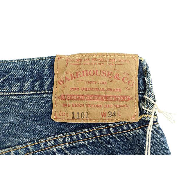 ウエアハウス WAREHOUSE 2ND-HAND 1101 USED WASH セカンドハンド 