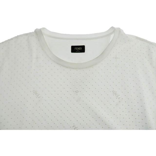 FENDI（フェンディ） ポップアップ ロゴ ドット 半袖 Tシャツ FY0936