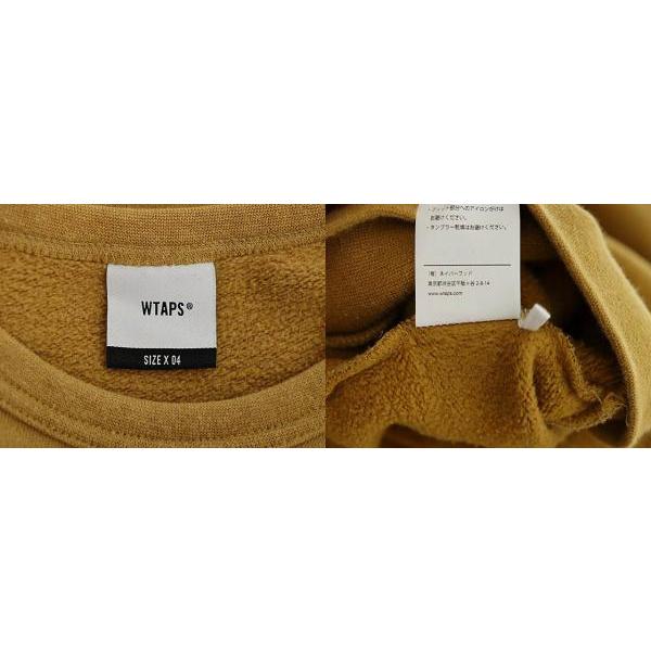 ダブルタップス WTAPS 21AW WTVUA CREWNECK SWEATSHIRT ロゴ プリント 