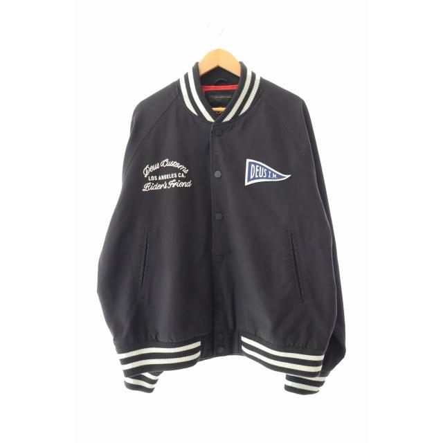 デウスエクスマキナ DEUS EX MACHINA STADIUM JACKET ロゴ 刺繍