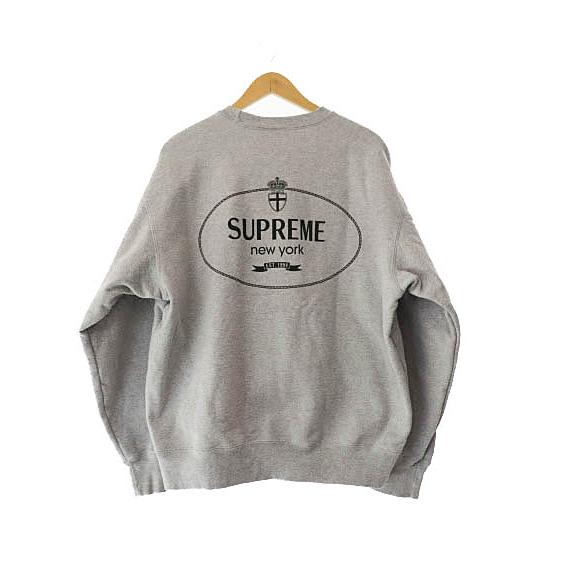 Supreme（シュプリーム） SUPREME 24AW Crest Crewneck クレスト ロゴ 