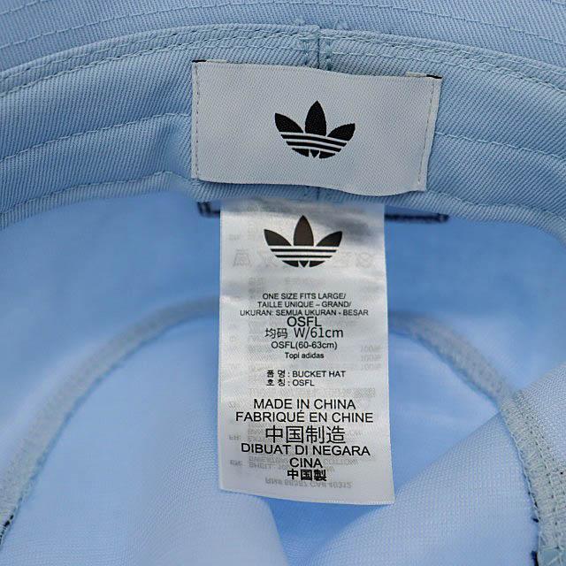 adidas（アディダス） ×oasis オアシス ロゴ刺繍 バケット ハット 帽子