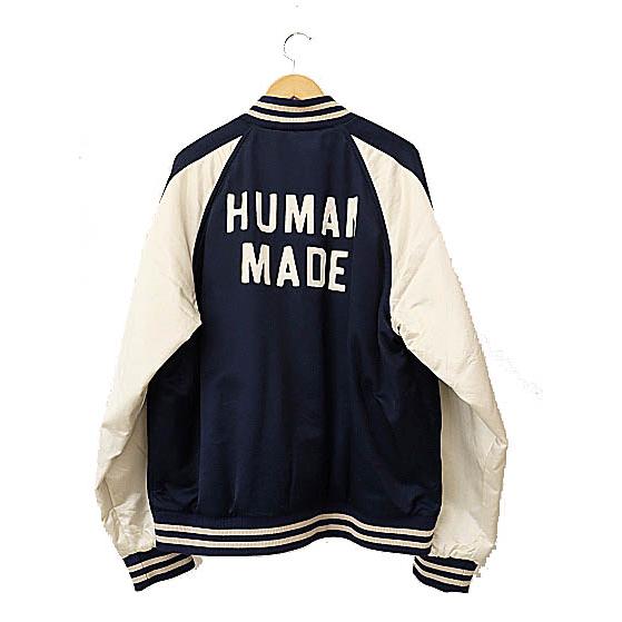 ヒューマンメイド HUMAN MADE 25SS SATIN STADIUM JACKET ロゴ