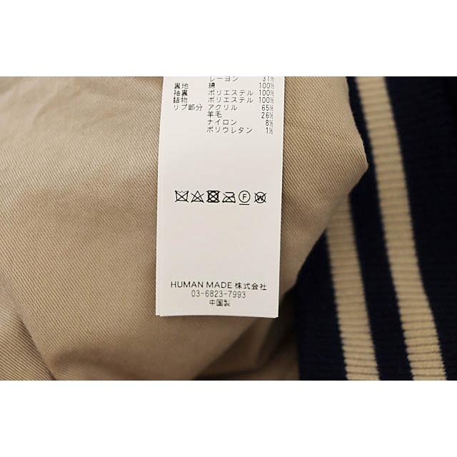 ヒューマンメイド HUMAN MADE 25SS SATIN STADIUM JACKET ロゴ