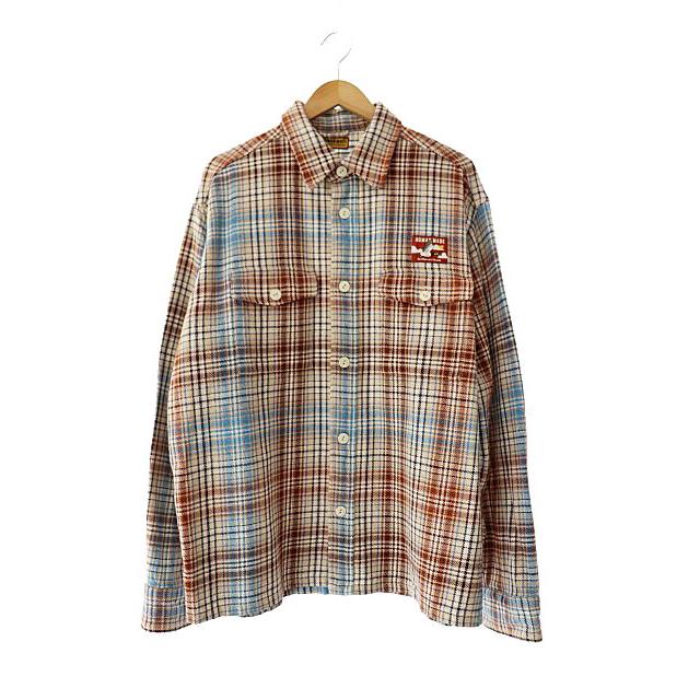 ヒューマンメイド HUMAN MADE 25AW CHECK SHIRT バック ロゴ刺繍