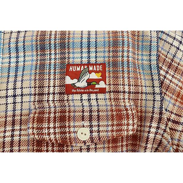 ヒューマンメイド HUMAN MADE 25AW CHECK SHIRT バック ロゴ刺繍