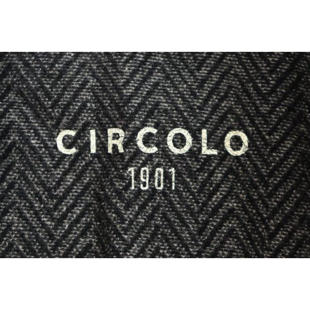 チルコロ1901 CIRCOLO1901 ヘリンボーン テーラード ジャケット