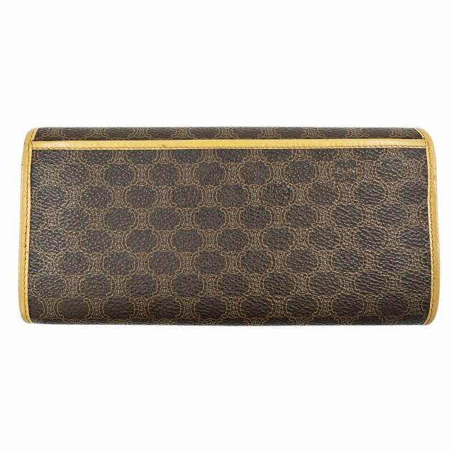 CELINE（セリーヌ） CELINE M13 マカダム柄 レザー ロング ウォレット