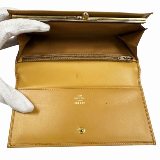 CELINE  マカダム柄　財布 CELINE セリーヌ マカダム柄 ラウンドファスナー 二つ折り 財布