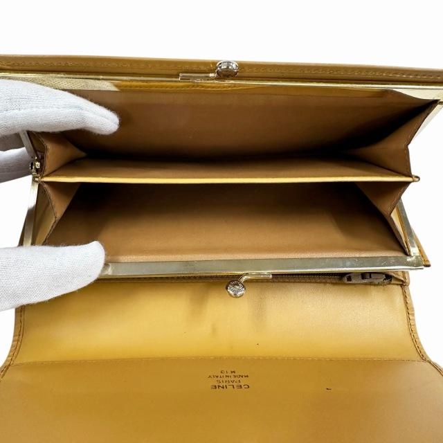 CELINE  マカダム柄　財布 CELINE セリーヌ マカダム柄 ラウンドファスナー 二つ折り 財布