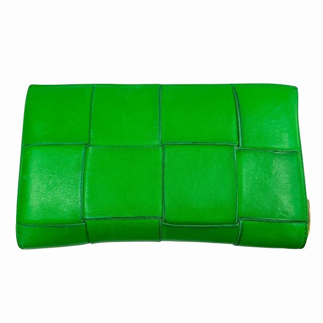 BOTTEGA VENETA カセット マキシイントレ グリーン 財布 BOTTEGA VENETA（ボッテガ・ヴェネタ） マキシイントレチャート