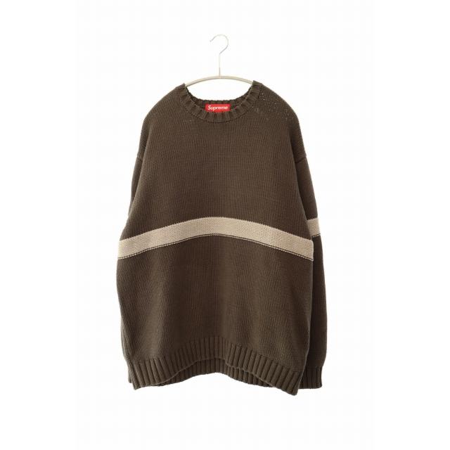 Supreme（シュプリーム） SUPREME 25SS Tonal Applique Sweater Brown