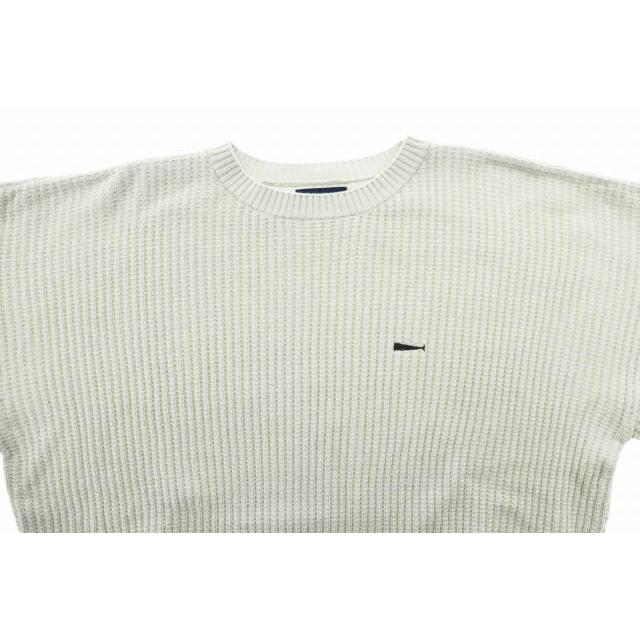 ディセンダント DESCENDANT 22AW GAUFRE KNIT WAFFLE ロゴ 刺繍 ゴーフル ワッフル クルーネック ニット セーター 222MADS-KNM02 2 灰 グレ 新色登場】スウェットライク2wayニット[品番：COEW0007605]｜coen【women】（コーエン）｜レディース｜Shoplist