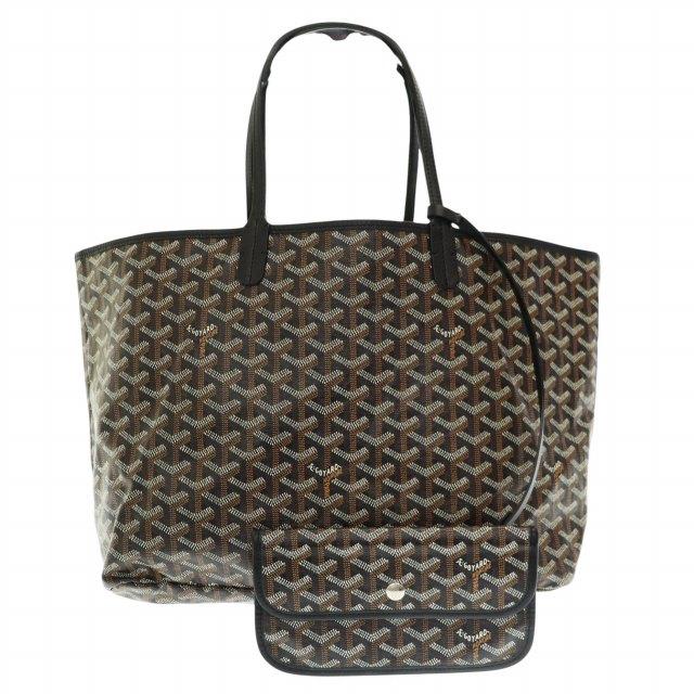 ゴヤール GOYARD サンルイ PM トート バッグ 黒ブラック ブランド古着
