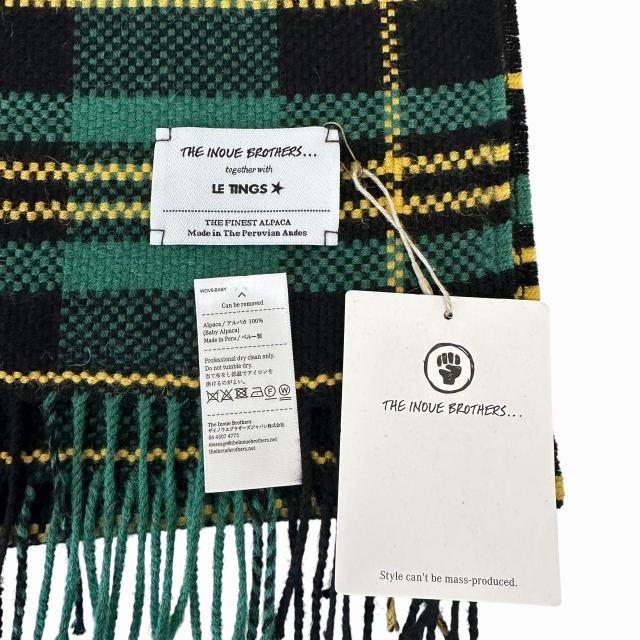 イノウエブラザーズ THE INOUE BROTHERS 25AW Market Check Scarf