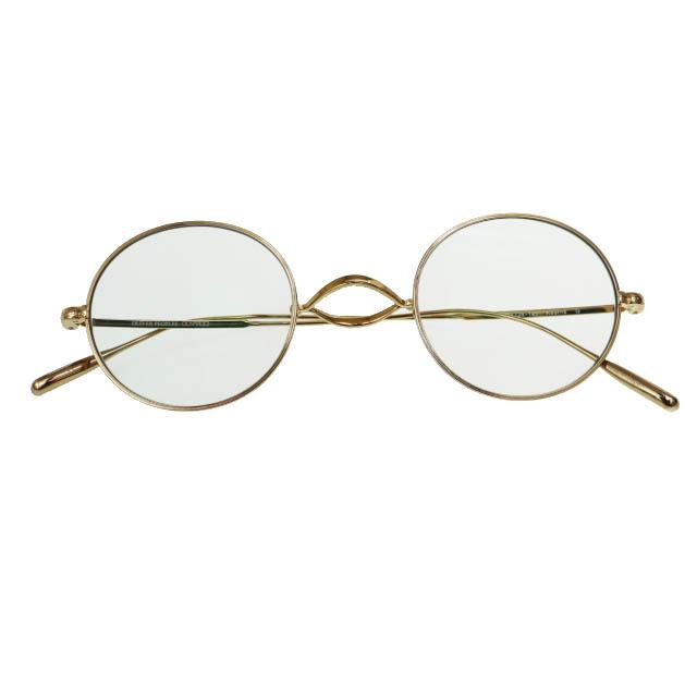 オリバーピープルズ OLIVER PEOPLES KEARNS カーンズ メタル ラウンド OLIVER PEOPLE ゴールドラウンドメガネ伊達メガネ