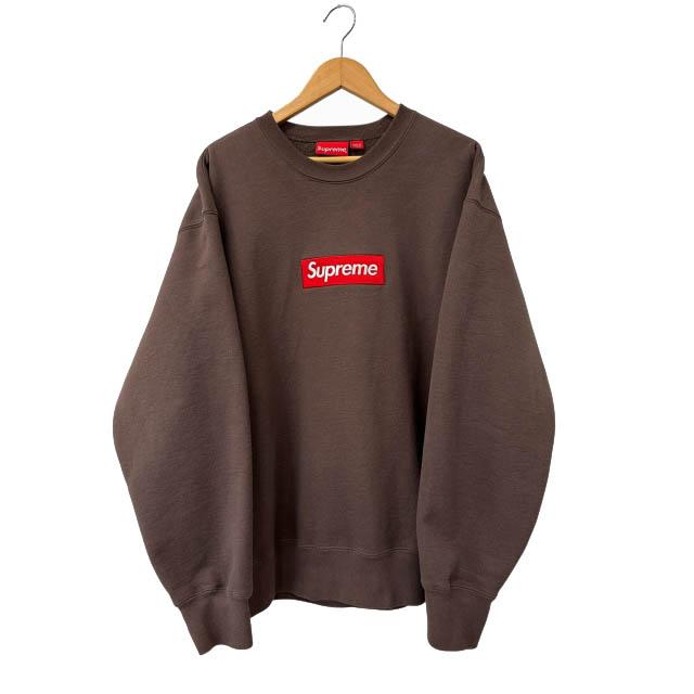Supreme（シュプリーム） SUPREME 22AW Box Logo Crewneck Brown