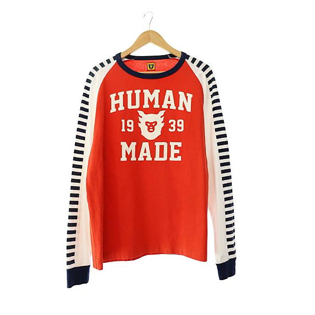 ヒューマンメイド HUMAN MADE 22AW BMX SHIRT L/S TEE ロゴ ボーダー
