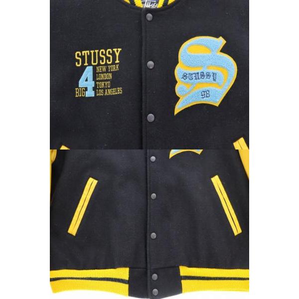 Stussy バーシティージャケット激レアスタジャン STUSSY （ステューシー） 06AWワールドツアーバーシティスタジャン