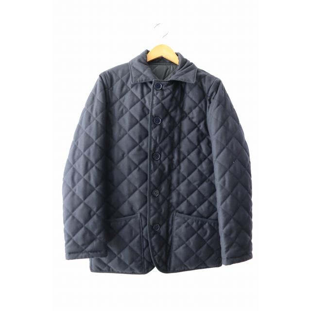 マッキントッシュ　mackintosh　キルティング　ジャケット　ブルー　美品 マッキントッシュ MACKINTOSH リバーシブル キルティング ジャケット