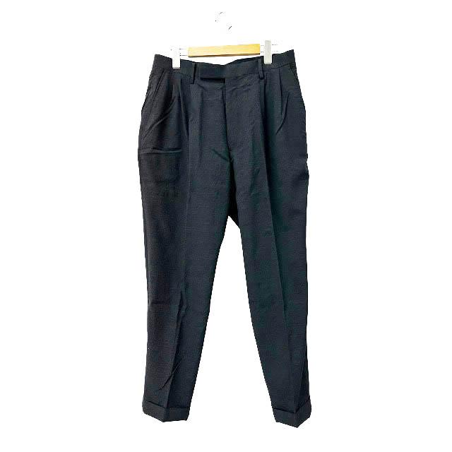 コモリ COMOLI 21SS ウール 2タック トラウザーズ スラックス パンツ