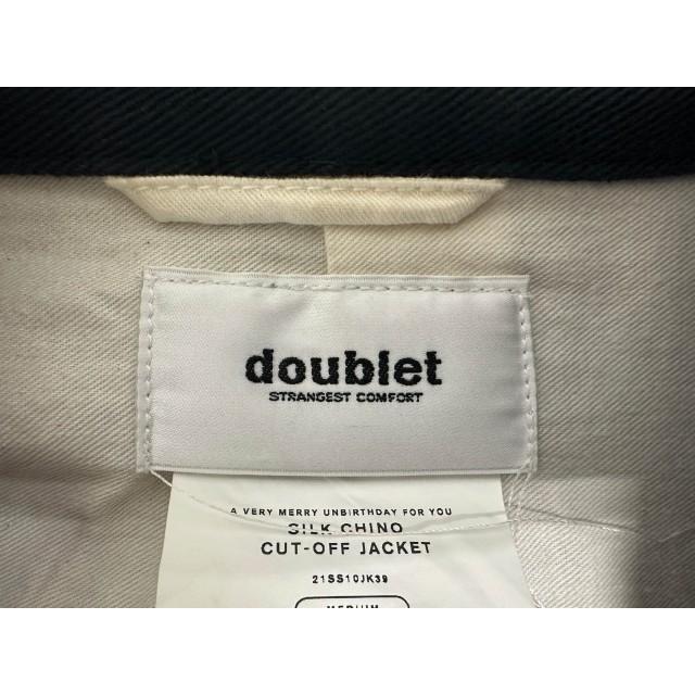 ダブレット doublet 21SS SILK CHINO CUT-OFF JACKET シルク チノ