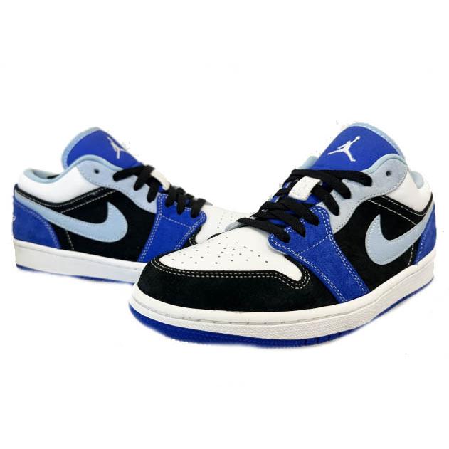 NIKE（ナイキ） NIKE AIR JORDAN 1 LOW SE White Black Blue エア 