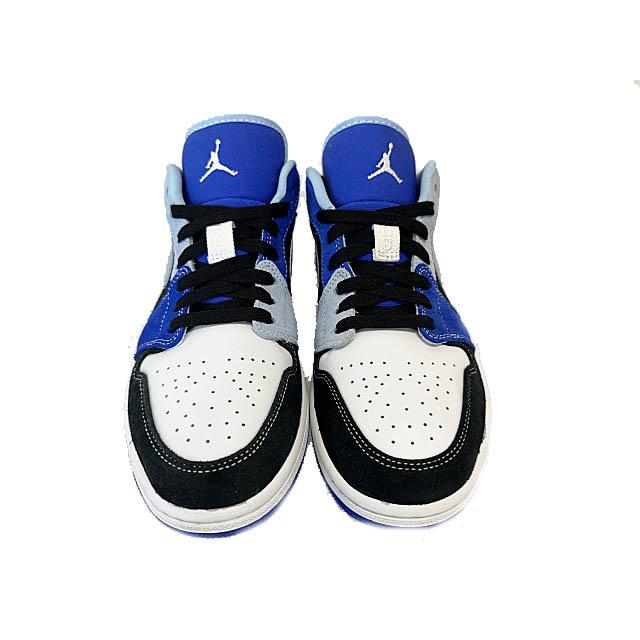 NIKE（ナイキ） NIKE AIR JORDAN 1 LOW SE White Black Blue エア 