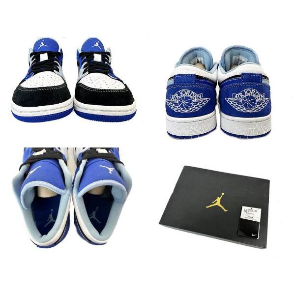 NIKE（ナイキ） NIKE AIR JORDAN 1 LOW SE White Black Blue エア 