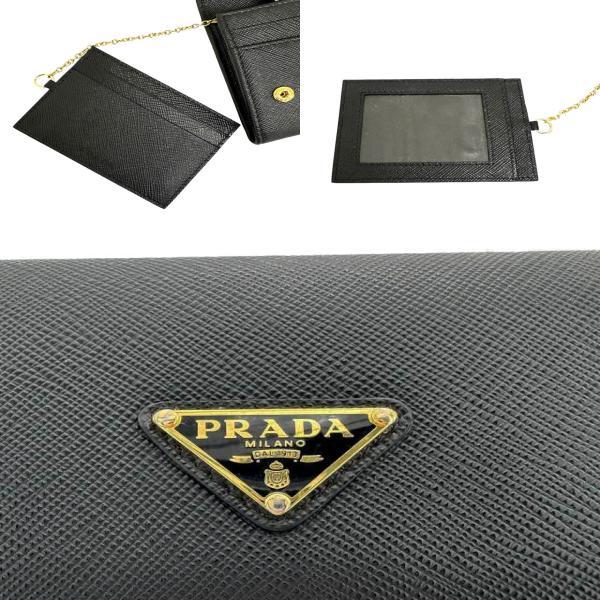 PRADA（プラダ） PRADA SAFFIANO TRIANG サフィアーノ レザー