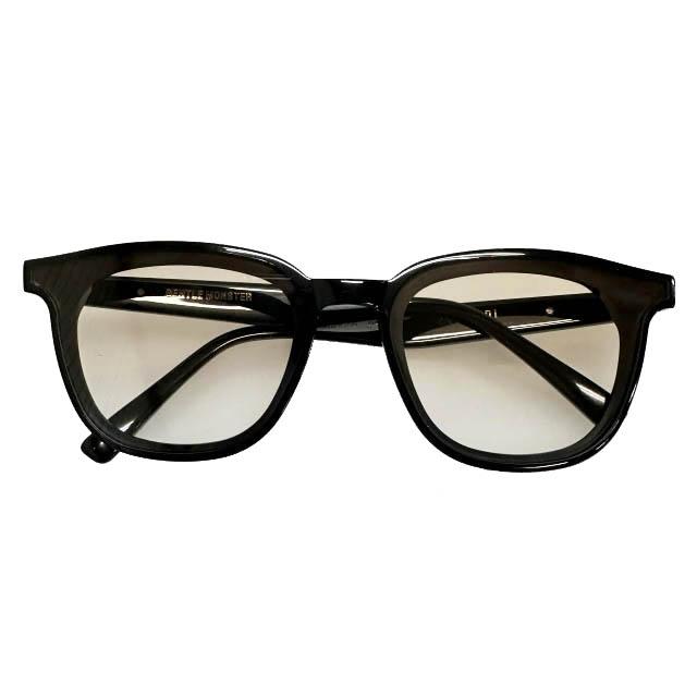 GENTLE MONSTER ブラックブラウンサングラス ジェントルモンスター GENTLE MONSTER LONDI ロンディ スクエア カラー