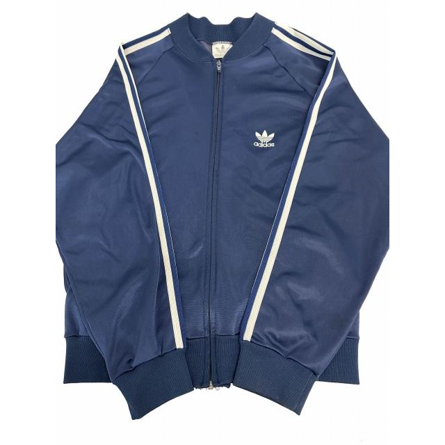 80s USA製 adidas トラックジャケット ATP ネイビー Lサイズ 美品 L ネイビー Adidas トラックジャケット 80s 90s アディダス