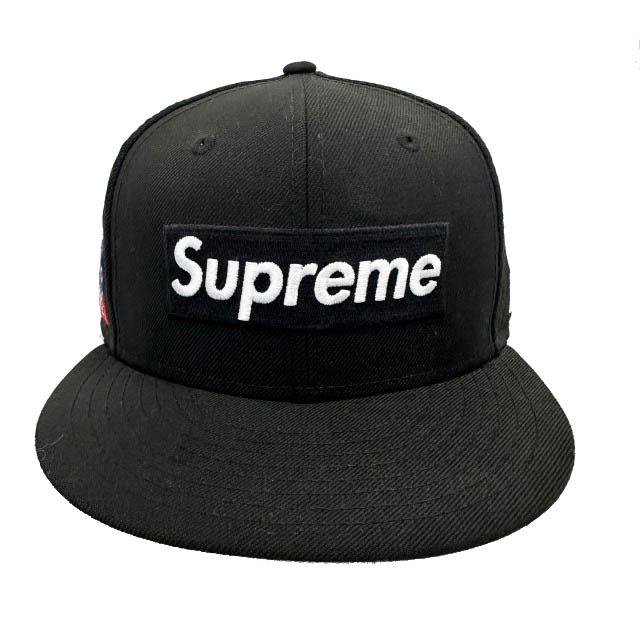 レア【シュプリーム】ニューエラ ボックスロゴ キャップ ブラック サイズ 8 Supreme（シュプリーム） ×NEWERA ニューエラ 20AW World Famous 1994