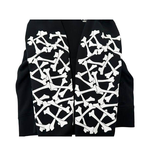 アミリ AMIRI 24AW BONES STACKED HOODIE ボーンズ スタックド
