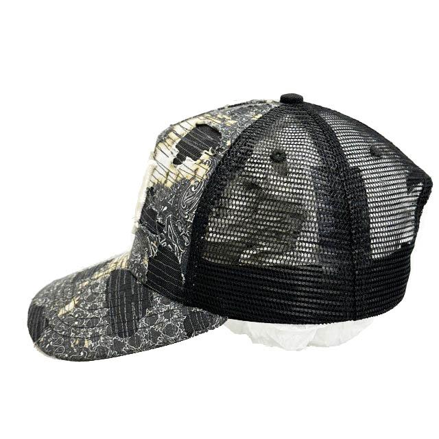 アミリ AMIRI 25AW BANDANA REPAIR TRUCKER HAT CAP ロゴ刺繍 バンダナ