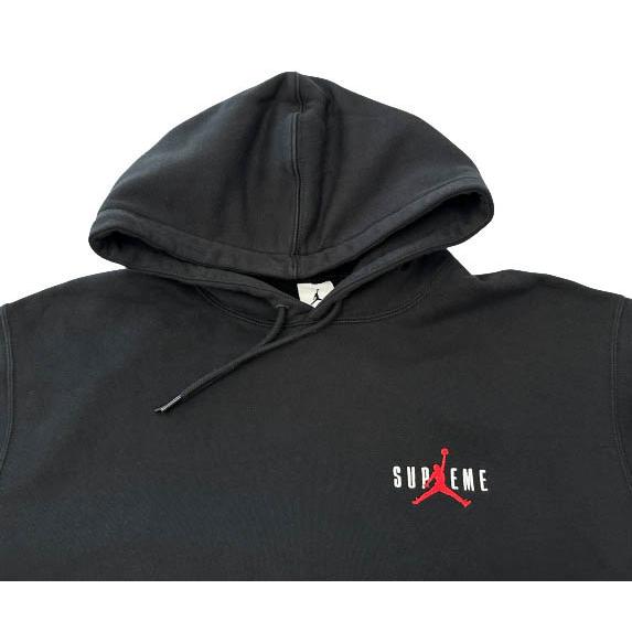 24AW Supreme Jordan NIKE パーカー　フーディー　黒　M Supreme（シュプリーム） ×NIKE ナイキ 24AW Jordan Hooded Sweatshirt