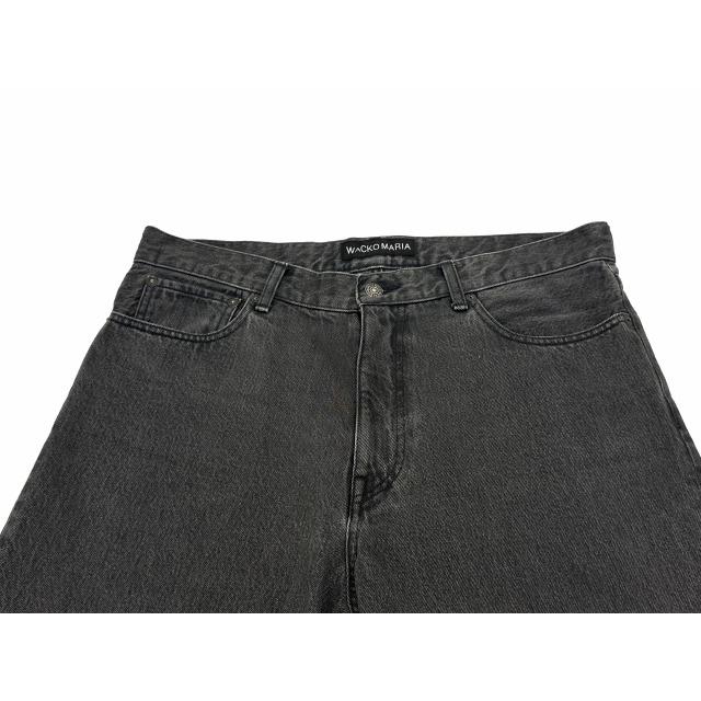 WACKO MARIA（ワコマリア） WACKO MARIA 25AW DENIM PANTS Black ロゴ 