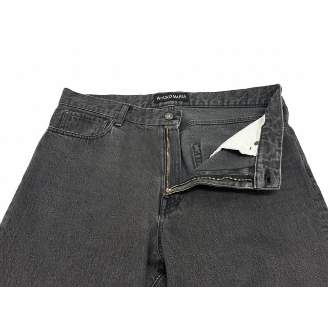 WACKO MARIA（ワコマリア） WACKO MARIA 25AW DENIM PANTS Black ロゴ