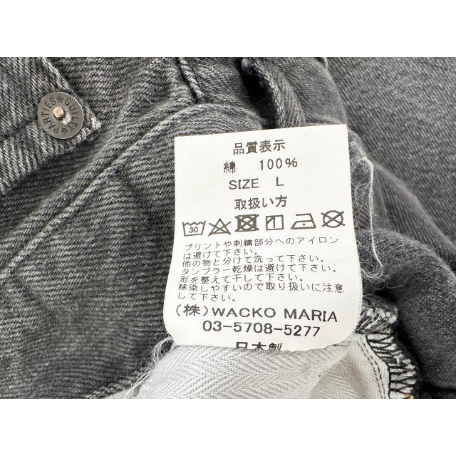 WACKO MARIA（ワコマリア） WACKO MARIA 25AW DENIM PANTS Black ロゴ