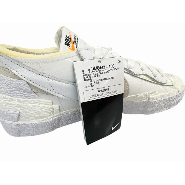 NIKE（ナイキ） ×sacai サカイ Blazer Low White Patent Leather 