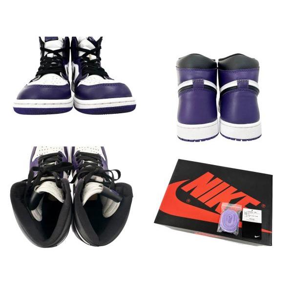 NIKE（ナイキ） NIKE AIR JORDAN 1 RETRO HIGH OG Court Purple エア