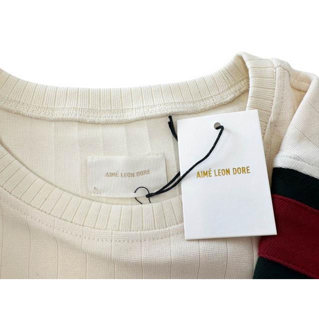 日本未発売‼️Aimé Leon Dore (エメレオンドレ)ロングスリーブシャツ AIME LEON DORE エメレオンドレ Long-Sleeve Ribbed Football Jersey