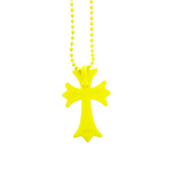 【美品】CHROME HEARTS クロムハーツ リストバンドパイル地 イエロー CHROME HEARTS（クロムハーツ） CHROME HEARTS RUBBER CH CRS SML