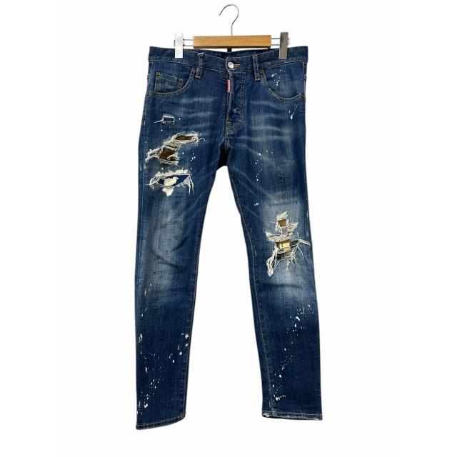 美品 サイドロゴ DSQUARED2 ディースクエアード Skater 44 DSQUARED2（ディースクエアード） DSQUARED2 18AW Skater Jeans